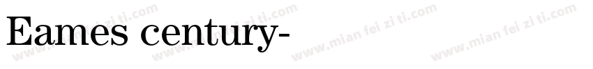 Eames century字体转换